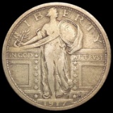 1917 Standing Liberty Quarter LIGHTLY CIRCULATED