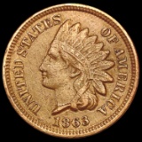 1863 Indian Head Cent CLOSELY UNCIRCULATED