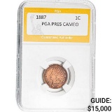 1887 1C Indian Head PGA PR65 CAMEO