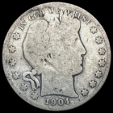 1904-S Barber Half Dollar NICELY CIRCULATED NICELY CIRCULATED