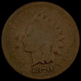 1870 Indian Head Cent NICELY CIRCULATED