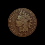 1869 Indian Head Cent NICELY CIRCULATED
