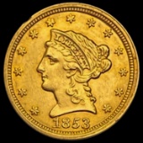 1853 Liberty Head Quarter Eagle UNCIRCULATED UNCIRCULATED