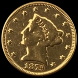1879 Liberty Head Quarter Eagle NICELY CIRCULATED NICELY CIRCULATED