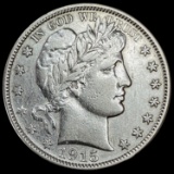 1915-D Barber Half Dollar CLOSELY UNCIRCULATED
