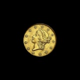 1849 Rare Gold Dollar CLOSELY UNCIRCULATED