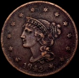1842 Braided Hair Large Cent LIGHTLY CIRCULATED