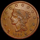 1840 Braided Hair Large Cent CLOSELY UNCIRCULATED
