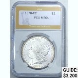 1878-CC Morgan Silver Dollar PGA MS64