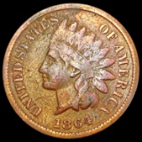 1864 Indian Head Cent CLOSELY UNCIRCULATED