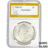 1903-O Morgan Silver Dollar PGA MS65