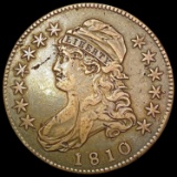 1810 Capped Bust Half Dollar NEARLY UNCIRCULATED