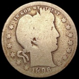 1896-O Barber Quarter NICELY CIRCULATED