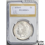 1878-CC Morgan Silver Dollar PGA MS64+