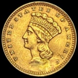 1862 Indian Princess Head Gold Dollar HIGH GRADE HIGH GRADE