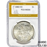 1882-CC Morgan Silver Dollar PGA MS64