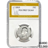 1953 25C PGA PR67 DCAM