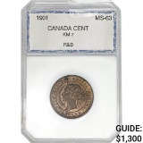 1901 Canada Cent ICCS MS-63
