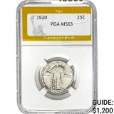 1920 Standing Liberty Quarter PGA MS63