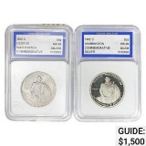 [2}1982 George Washington 50 IGS MS-65 PR70