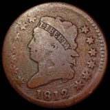 1812 Classic Head Large Cent NICELY CIRCULATED