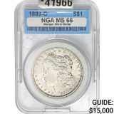 1889 Morgan Silver Dollar NGA MS66