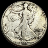 1916-D Walking Liberty Half Dollar LIGHTLY CIRCULATED