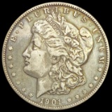 1901 Morgan Silver Dollar LIGHTLY CIRCULATED