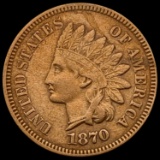 1870 Indian Head Cent CHOICE AU CHOICE AU