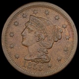 1855 Braided Hair Large Cent CLOSELY UNCIRCULATED CLOSELY UNCIRCULATED