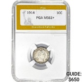 1914 Barber Dime PGA MS63+