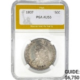 1807 Capped Bust Half Dollar PGA AU55