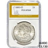 1882-CC Morgan Silver Dollar PGA MS64