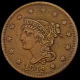1842 Braided Hair Large Cent LIGHTLY CIRCULATED