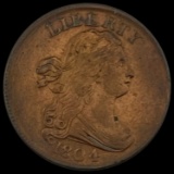 1804 Draped Bust Half Cent CLOSELY UNCIRCULATED