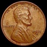 1931-S Wheat Cent CLOSELY UNCIRCULATED