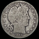 1904-S Barber Half Dollar NICELY CIRCULATED