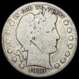 1913 Barber Half Dollar NICELY CIRCULATED