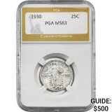 1930 Standing Liberty Quarter PGA MS63