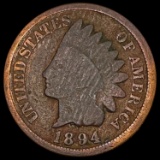 1894/94 Indian Head Cent NICELY CIRCULATED