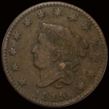 1819 Coronet Head Large Cent LIGHTLY CIRCULATED