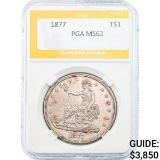 1877 Silver Trade Dollar PGA MS63