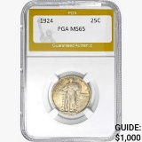 1924 Standing Liberty Quarter PGA MS65