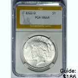 1922-D Peace Silver Dollar PGA MS64 SILVER