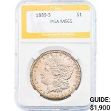 1889-S Morgan Silver Dollar PGA MS65