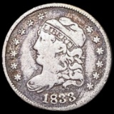 1833 Capped Bust Half Dime NICELY CIRCULATED NICELY CIRCULATED