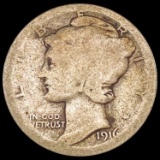1916 Mercury Dime NICELY CIRCULATED