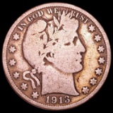1913 Barber Half Dollar NICELY CIRCULATED