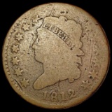 1812 Classic Head Large Cent NICELY CIRCULATED
