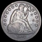 1872 Seated Liberty Dollar LIGHTLY CIRCULATED LIGHTLY CIRCULATED